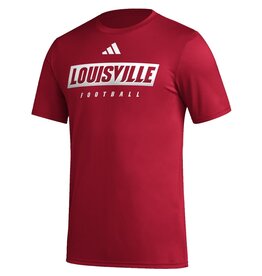 Adidas Sports Licensed TEE, SS, ADIDAS, PREGAME, RED, UL