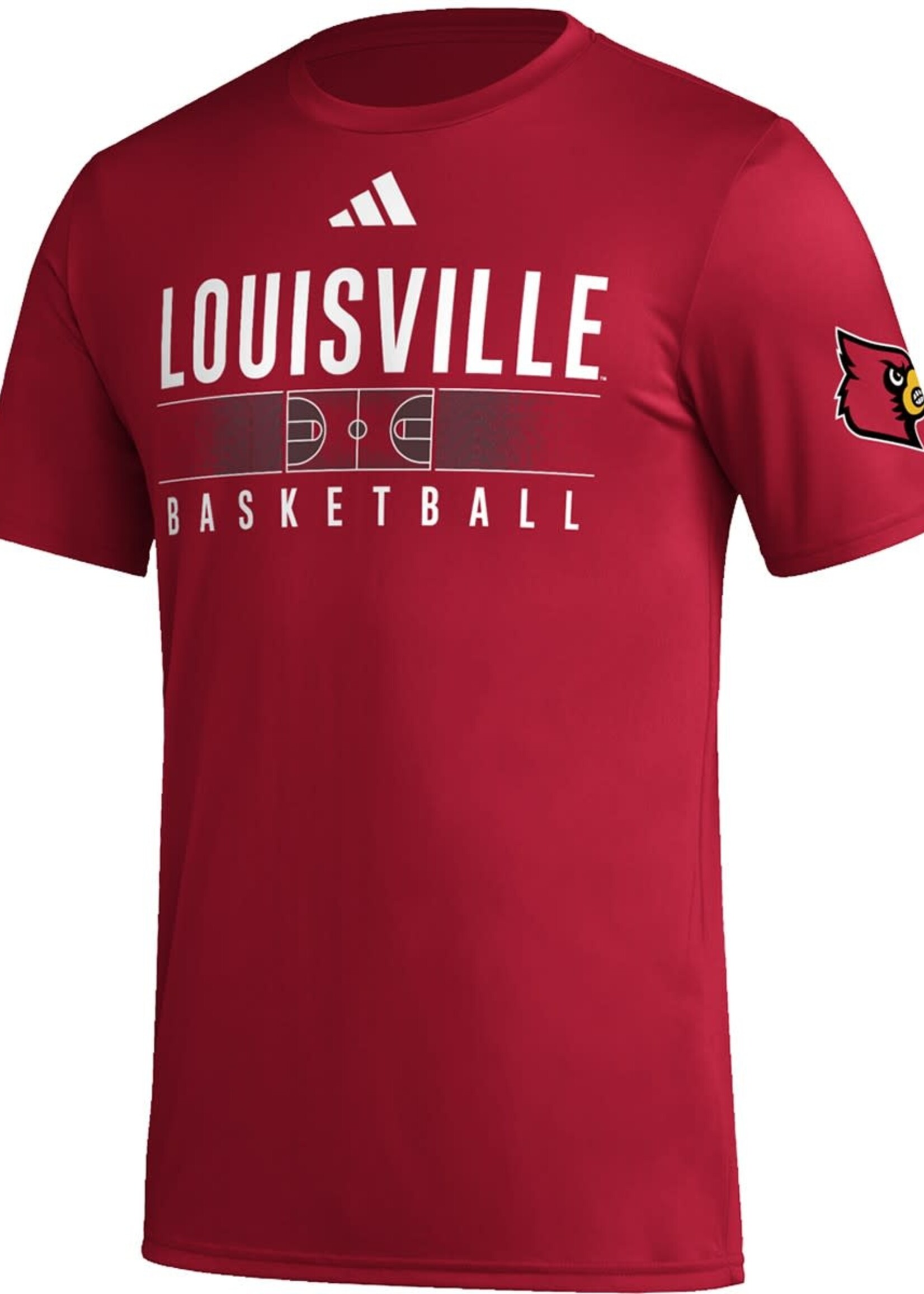 Adidas Sports Licensed TEE, SS, ADIDAS, PREGAME, CARDINALS, RED, UL