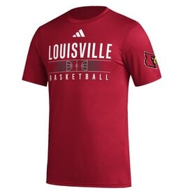 Adidas Sports Licensed TEE, SS, ADIDAS, PREGAME, CARDINALS, RED, UL