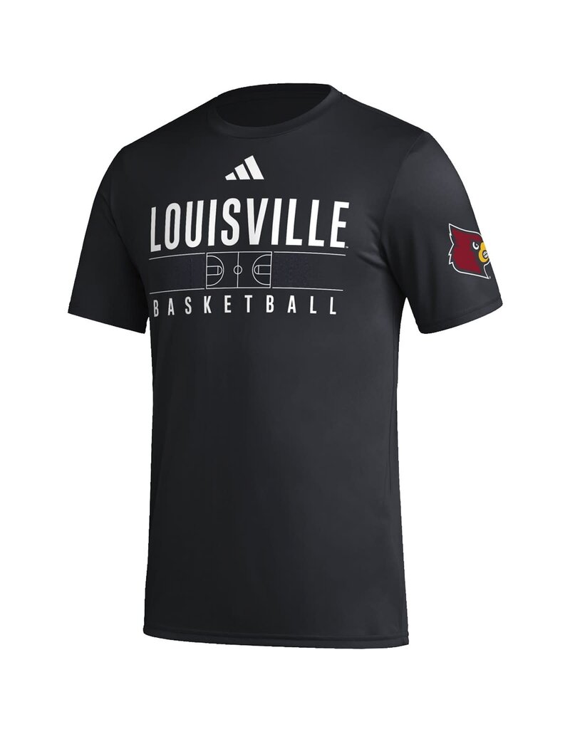 Adidas Sports Licensed TEE, SS, ADIDAS, PREGAME, CARDINALS, BLACK, UL