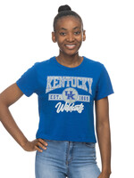 TEE, LADIES, CROP, ROYAL, UK