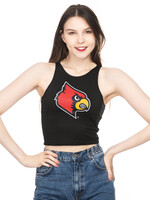 TANK, CROP, BLACK,UL