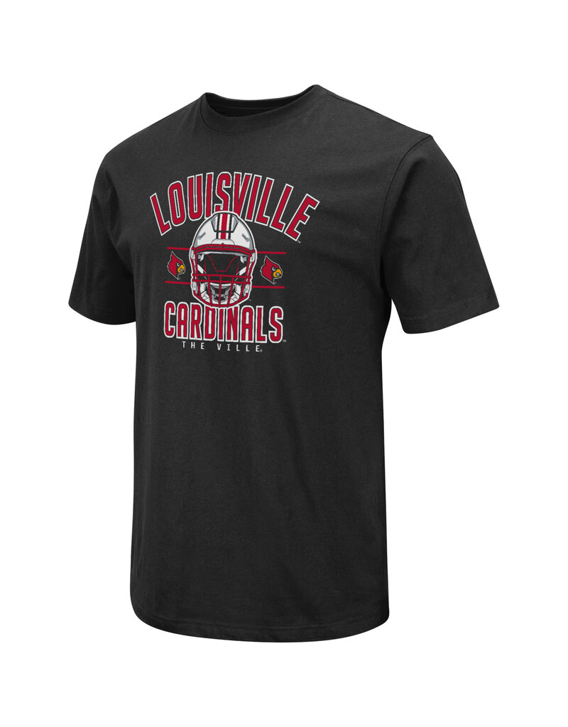Colosseum Athletics TEE, SS, HELMET, BLACK, UL