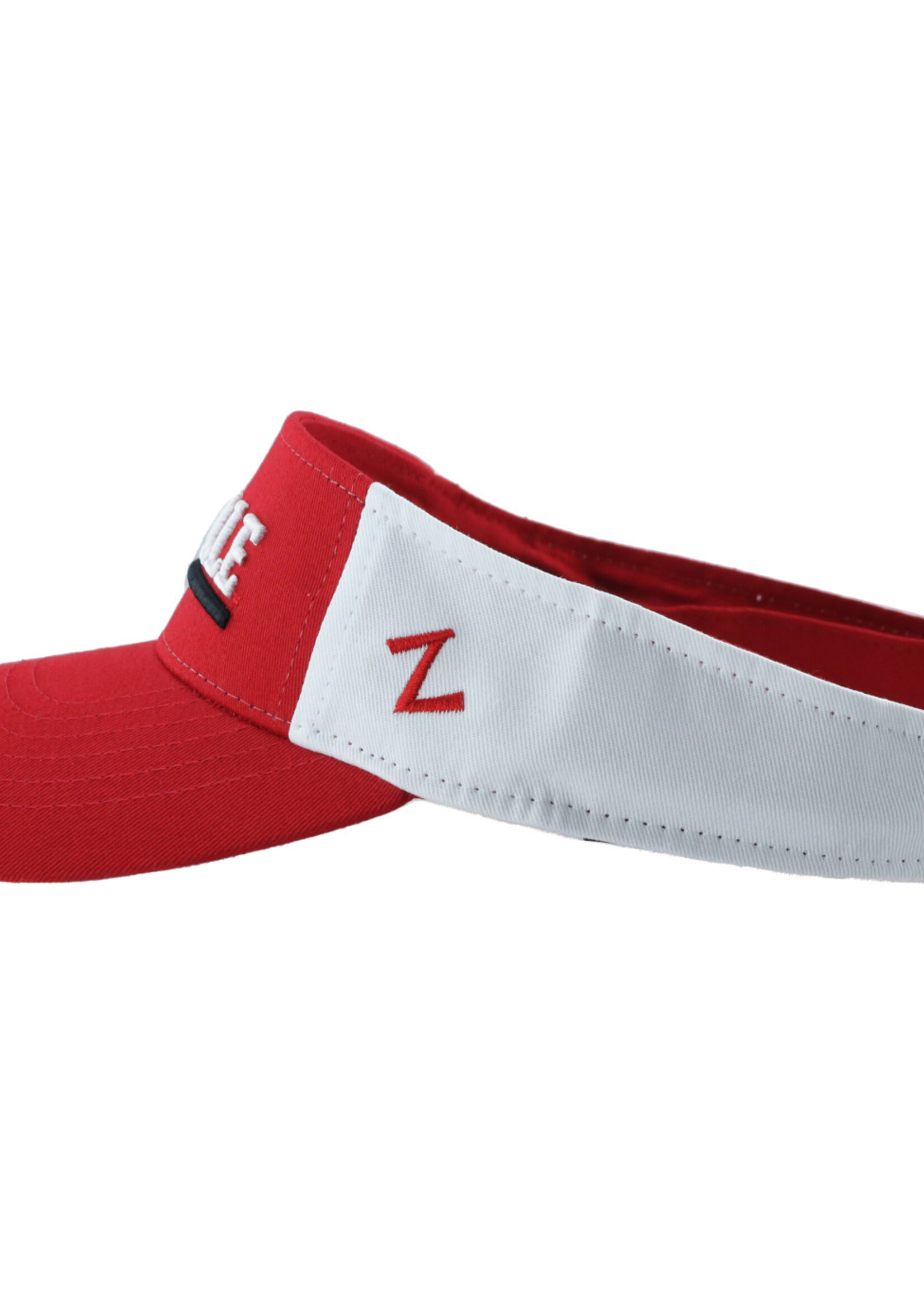 Zephyr Graf-X VISOR, ADJUSTABLE, UPFRONT, RED/WHT, UL