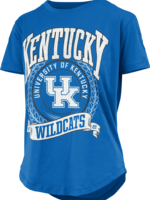 Pressbox TEE,SS, LADIES, ROUNDED, KINGFISHER, ROY,UK