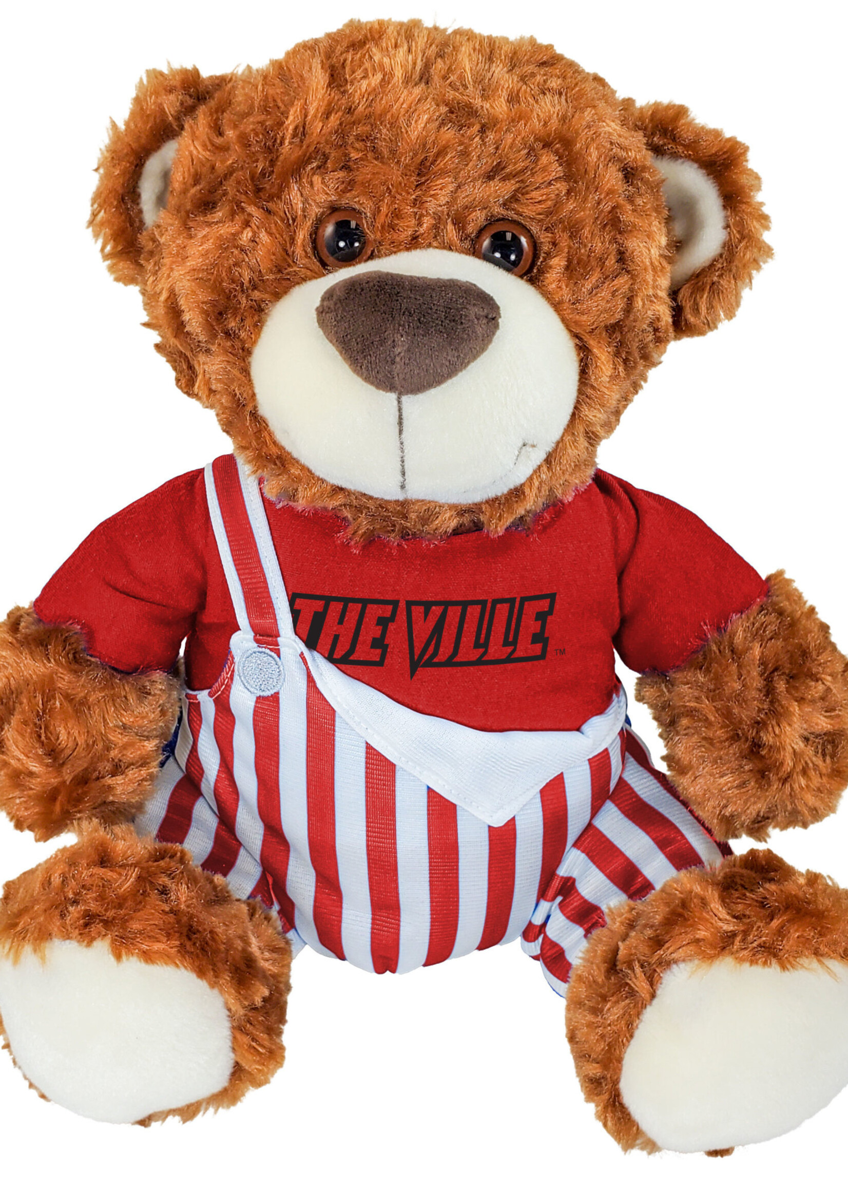 BEAR, BELLA, W/BIB, BROWN, UL