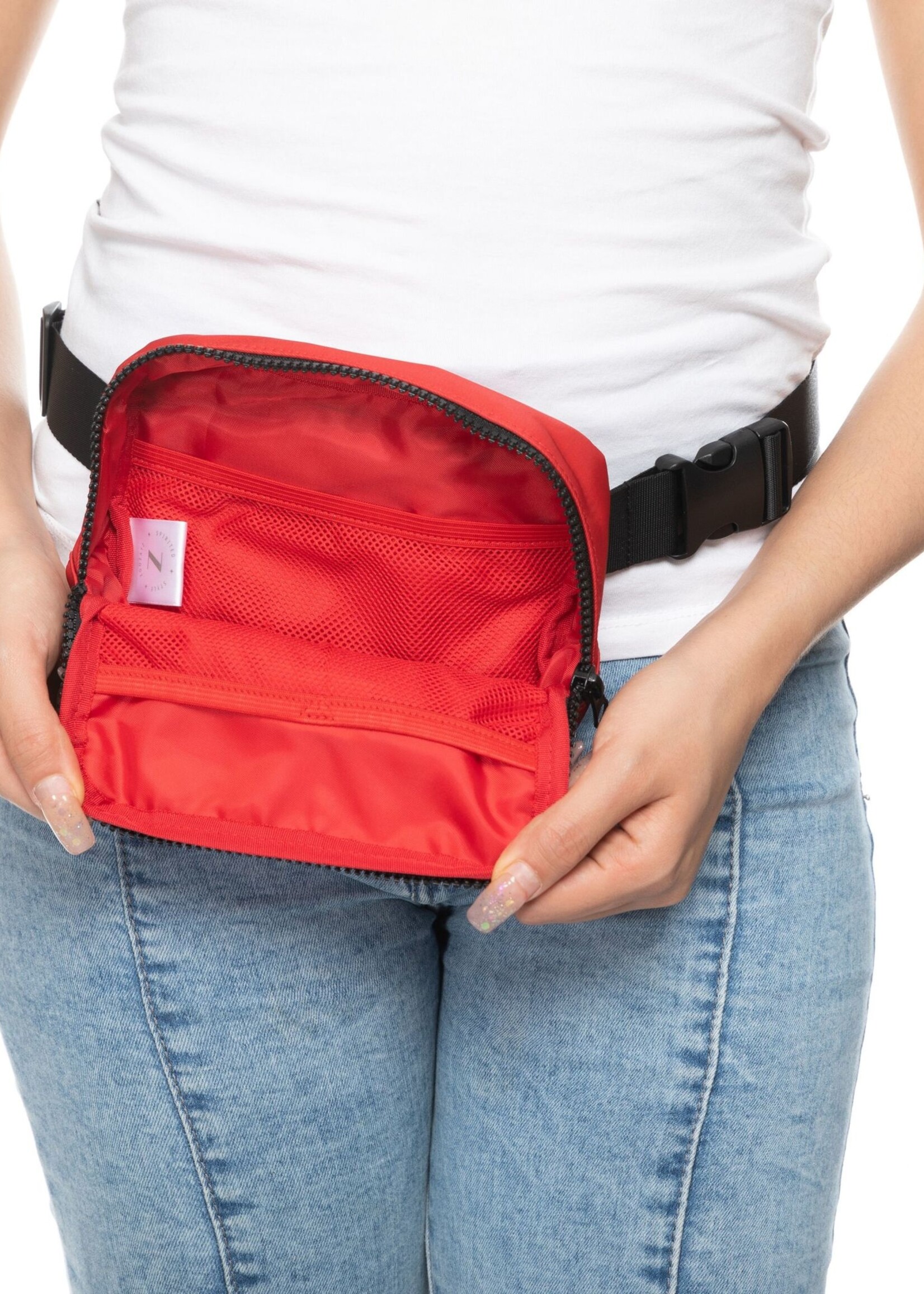 BAG, BELT BAG, STADIUM, RED, UL