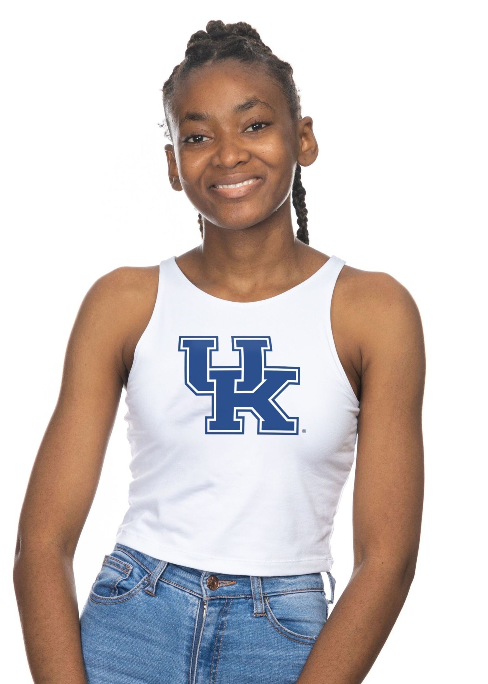 TANK, LADIES, CROP, WHITE, UK