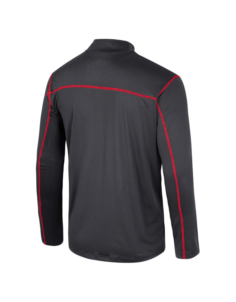 Colosseum Athletics PULLOVER, 1/4 ZIP, CAMERON, BLK, UL