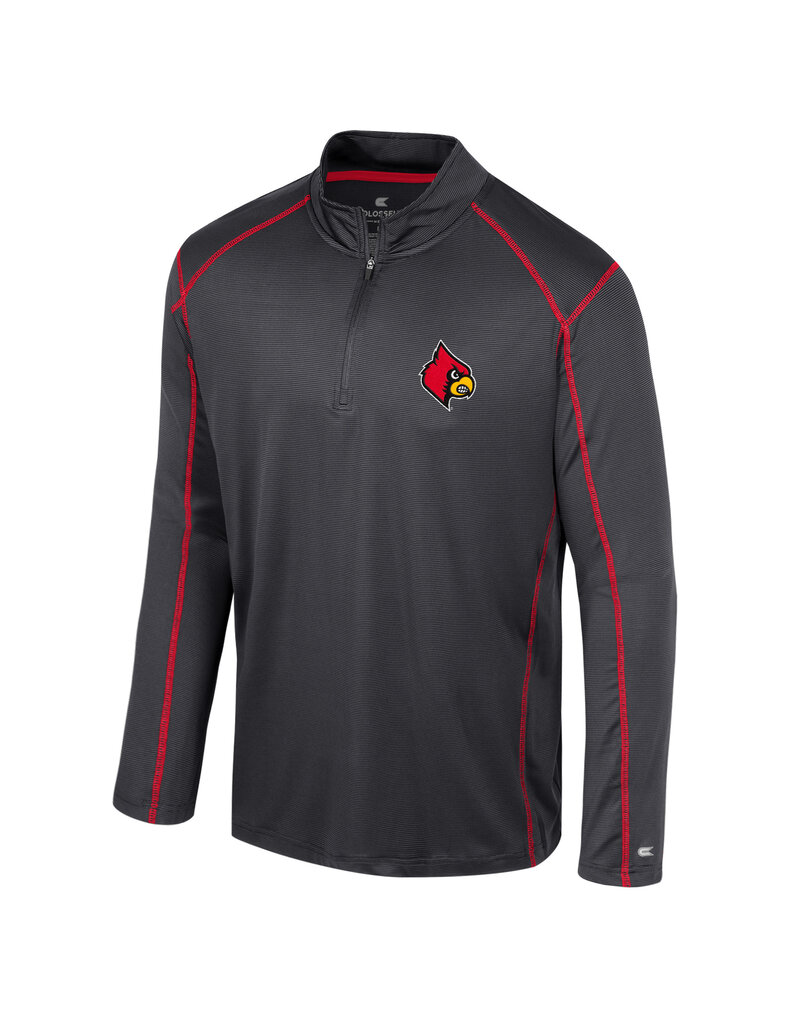 Colosseum Athletics PULLOVER, 1/4 ZIP, CAMERON, BLK, UL