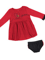 Colosseum Athletics DRESS, INFANT, MISS MULLINS, RED, UL