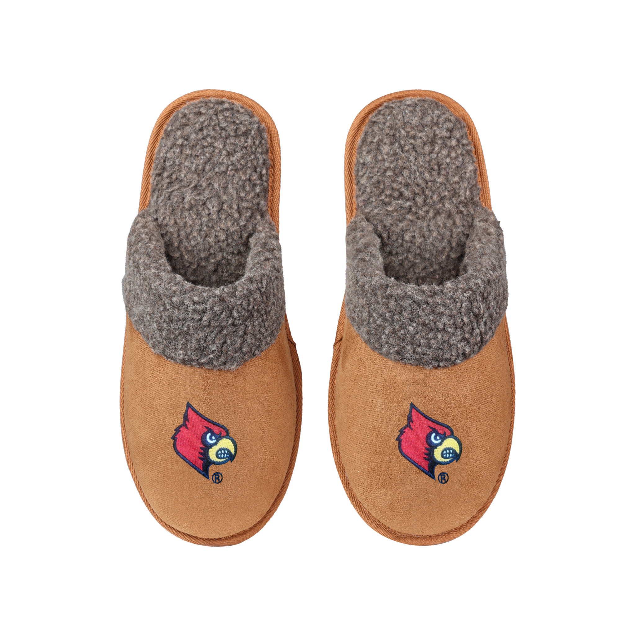 SLIPPERS, MOCCASIN, BROWN, UL - JD Becker's UK & UofL Superstore