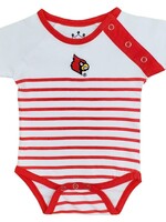 Little King ONESIE, SHOULDER SNAP, RED, UL