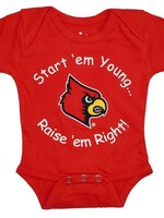 Little King ONESIE, START EM YOUNG, RED, UL