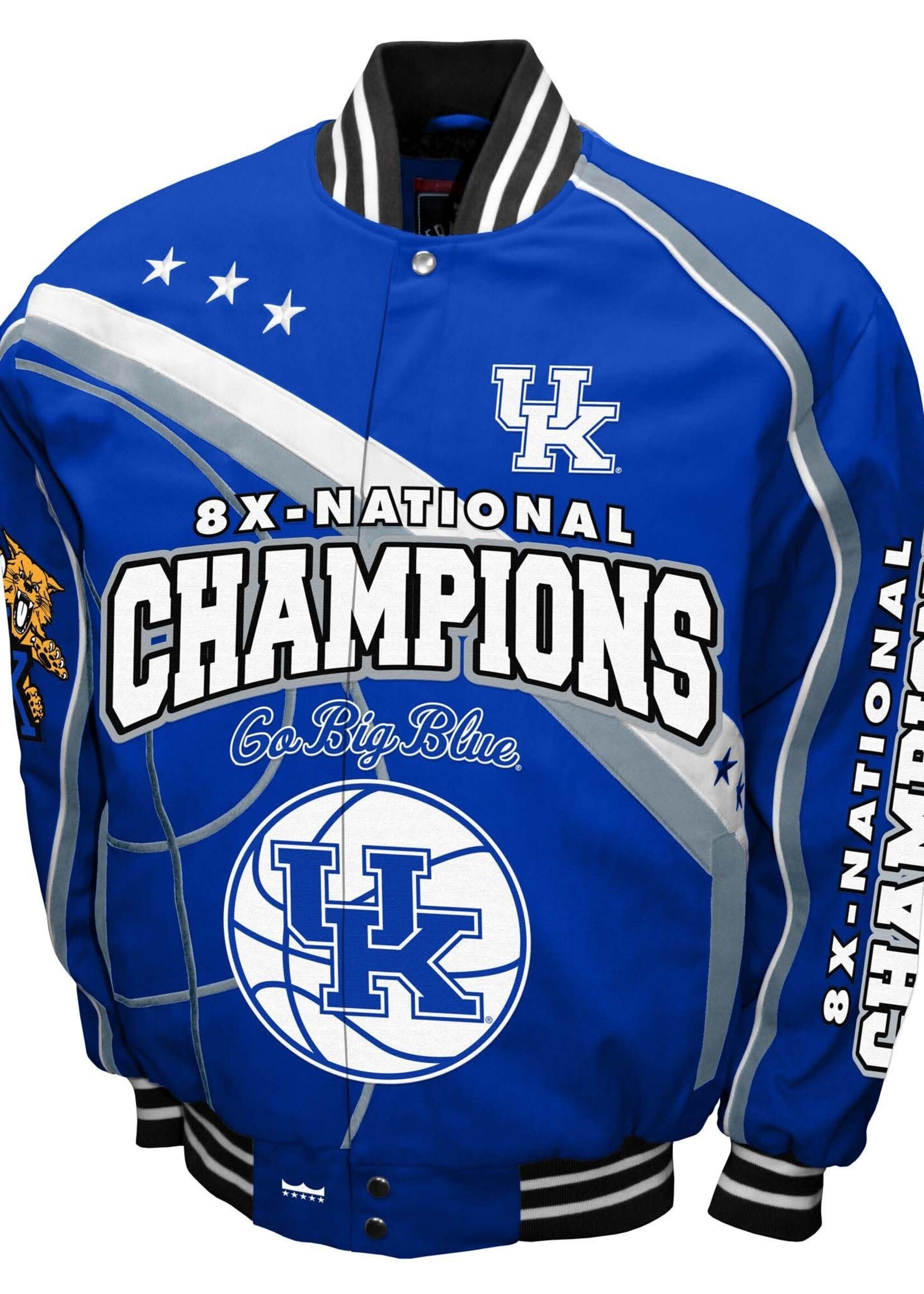 MTC Marketing JACKET, TWILL, 8-TIME CHAMPS, ROYAL, UK