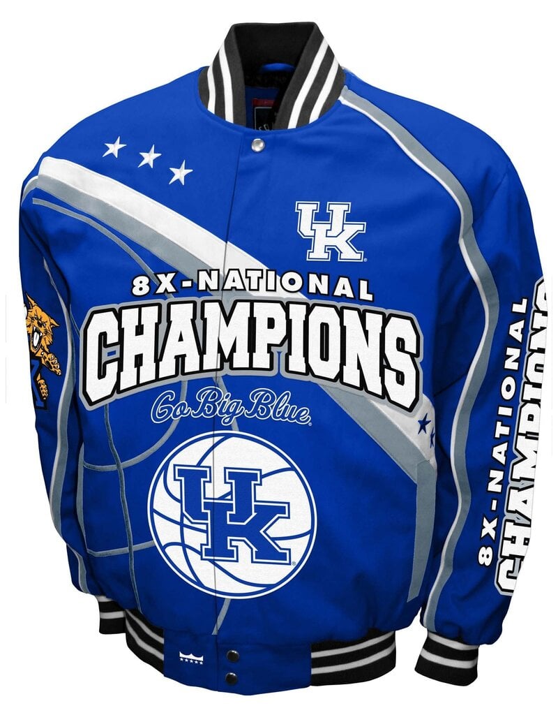 MTC Marketing JACKET, TWILL, 8-TIME CHAMPS, ROYAL, UK