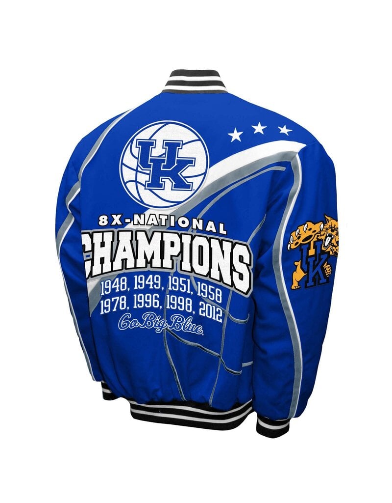 MTC Marketing JACKET, TWILL, 8-TIME CHAMPS, ROYAL, UK