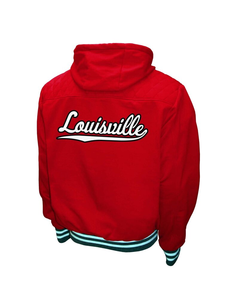 JACKET, WALK ON, HOODED, RED, UL - JD Becker's UK & UofL Superstore