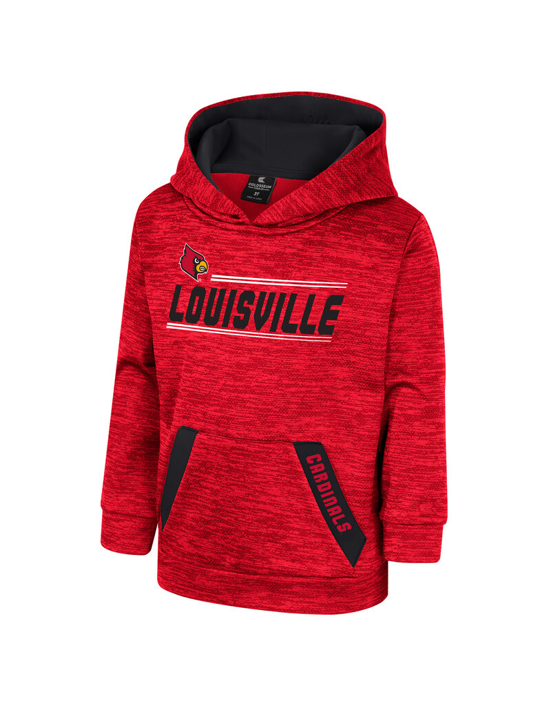 Colosseum Athletics HOODY, TODDLER, LIVE HARD, RED, UL