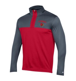 Champion Products PULLOVER, 1/4 ZIP, MTO-23, CHAR/RED, UL