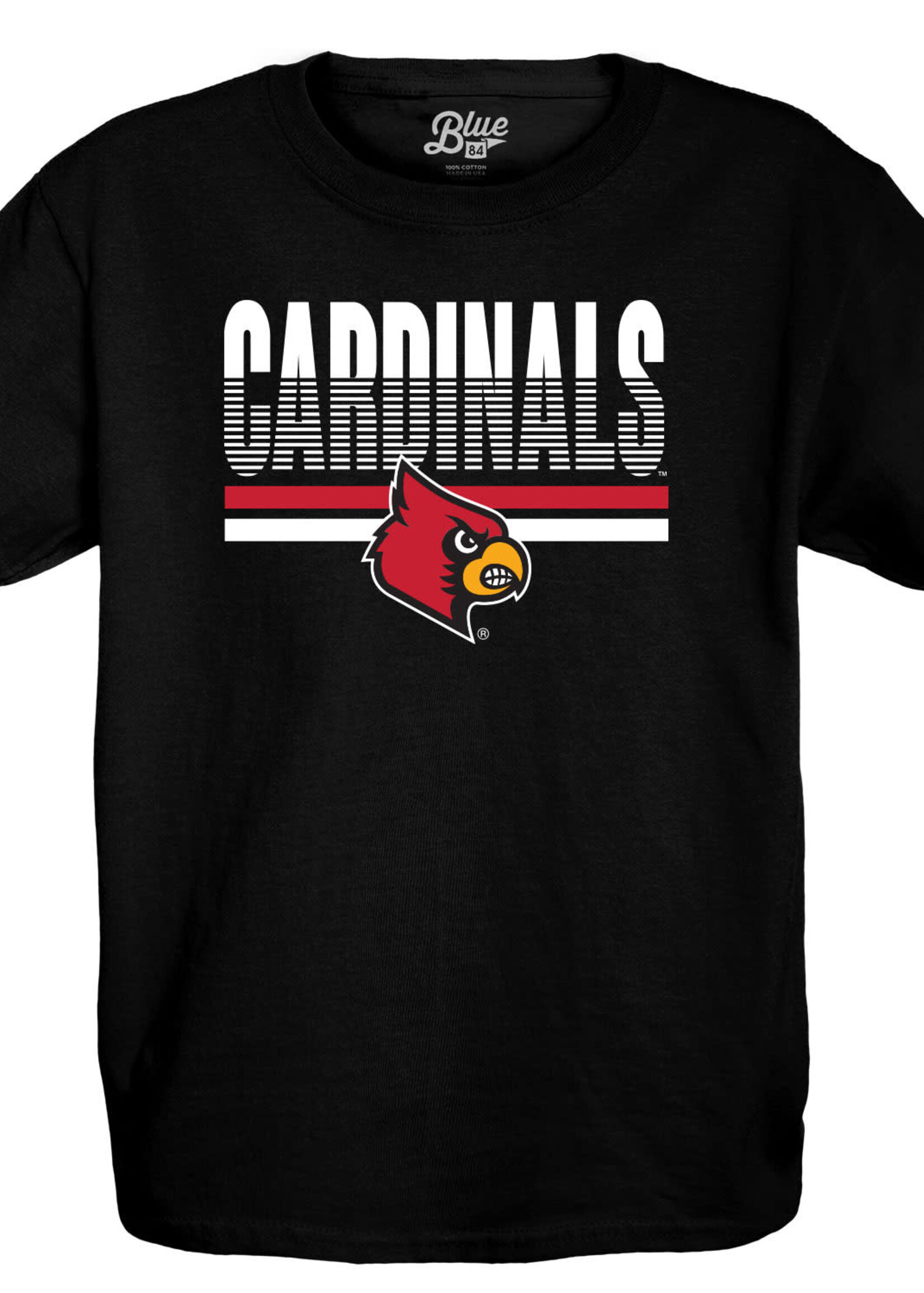 BLUE 84 TEE, YOUTH, SS, SCHOOL ZONE, BLACK, UL