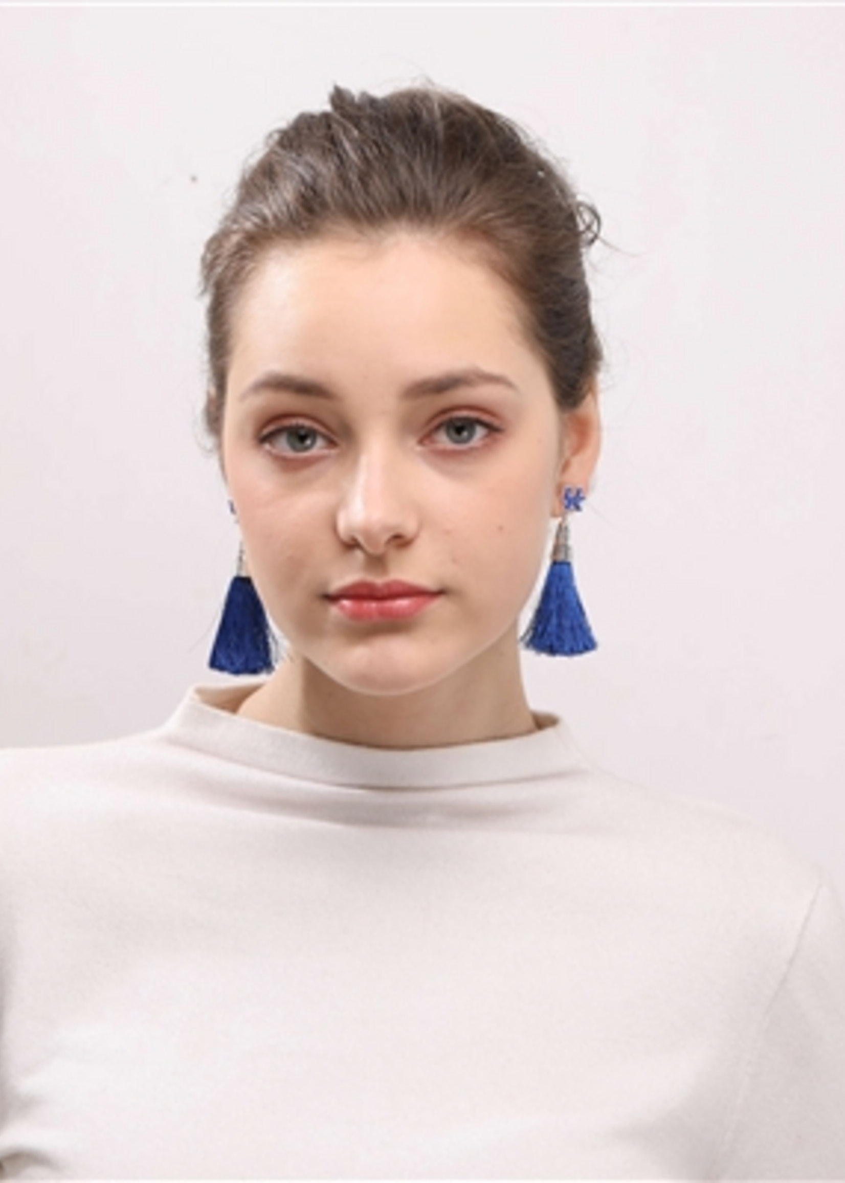 EARRINGS, EVER TASSEL, POST, UK