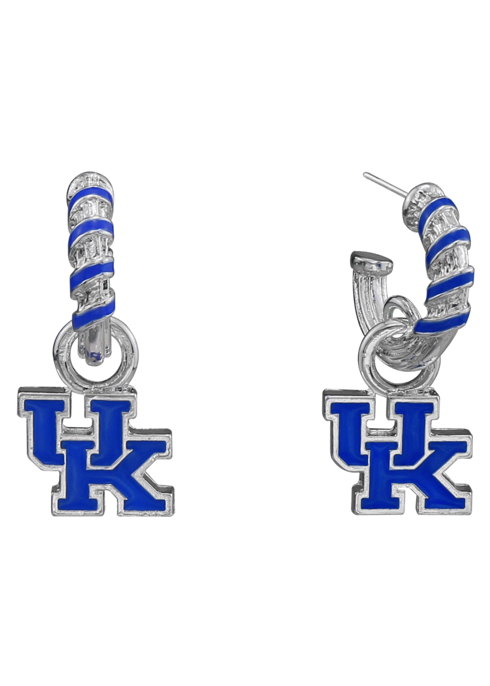 EARRINGS, EDINE, CRYSTAL HOOP, UK