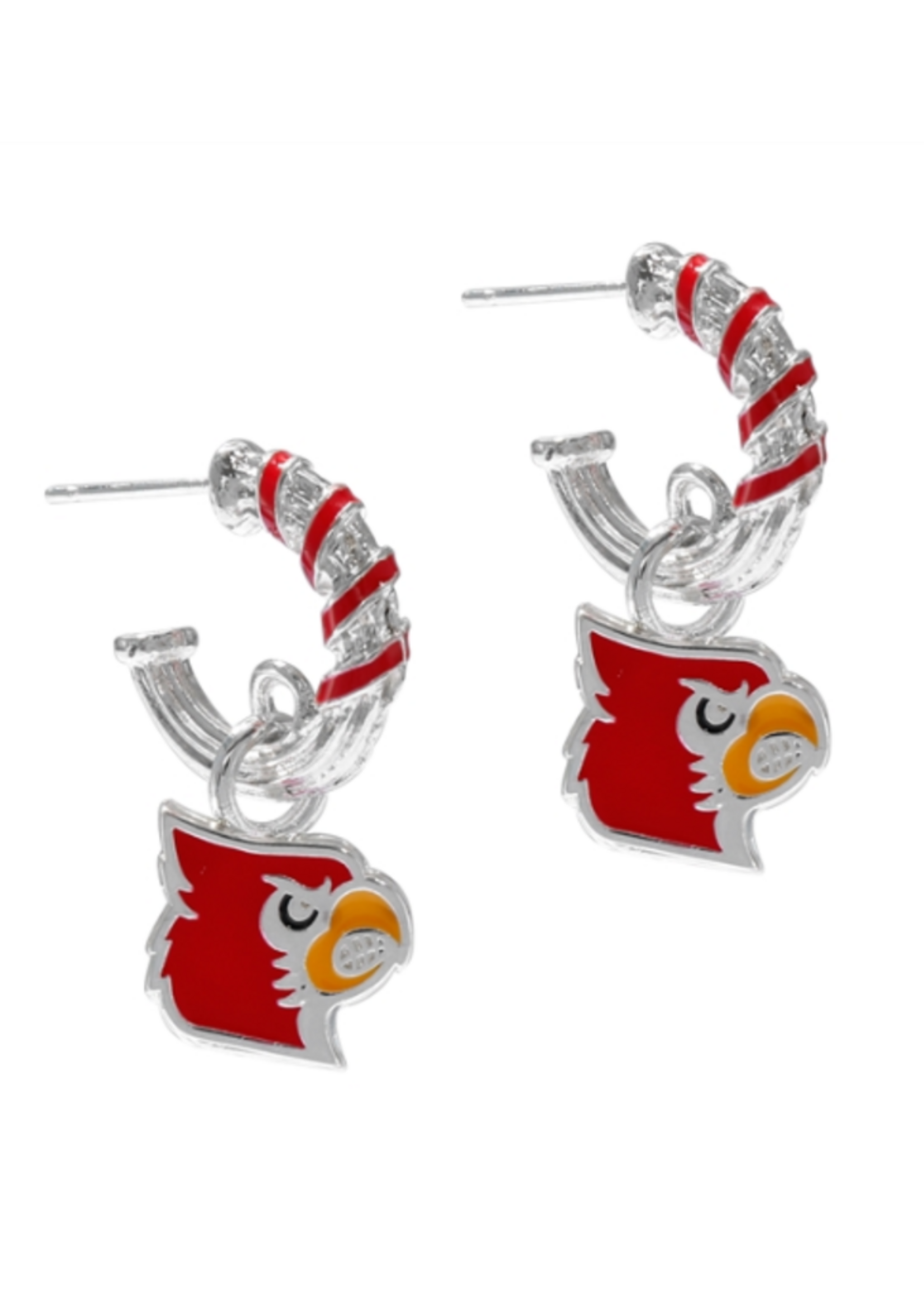 EARRINGS, EDINE, CRYSTAL HOOP, UL