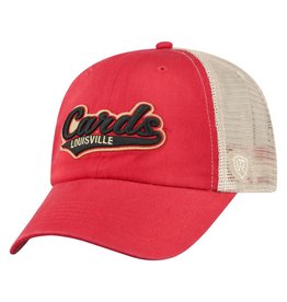 Top of the World HAT, ADJUSTABLE, CLUB, RED/KHAKI, UL