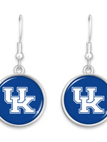 EARRINGS, LEAH, ROUND, LOGO, UK