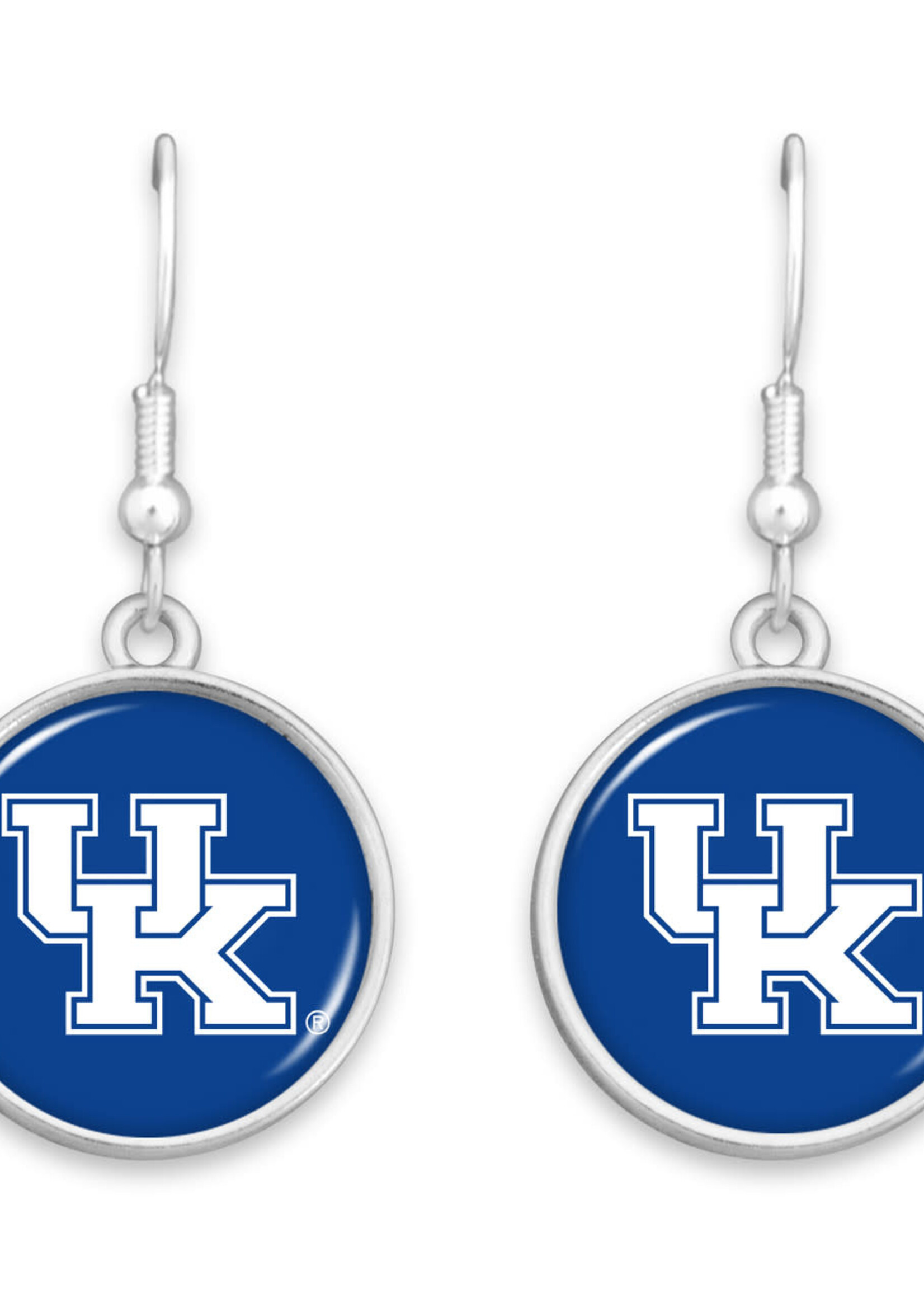 EARRINGS, LEAH, ROUND, LOGO, UK