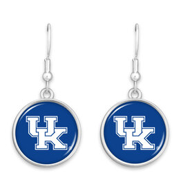 EARRINGS, LEAH, ROUND, LOGO, UK