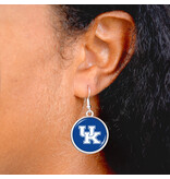 EARRINGS, LEAH, ROUND, LOGO, UK