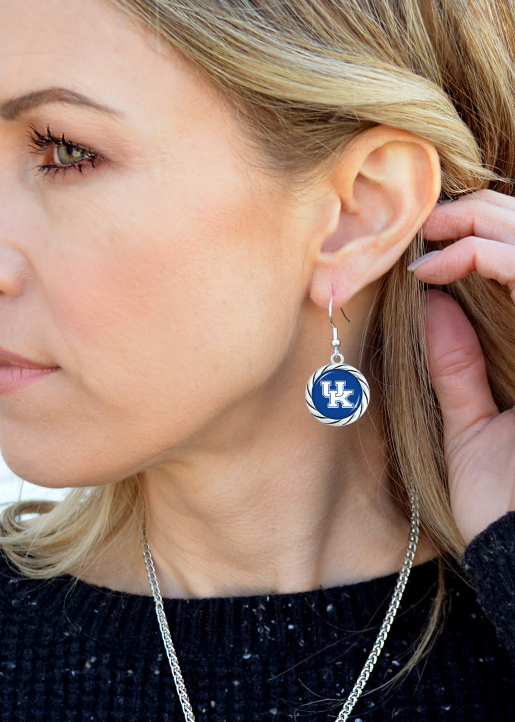 EARRINGS, TWISTED ROPE, UK