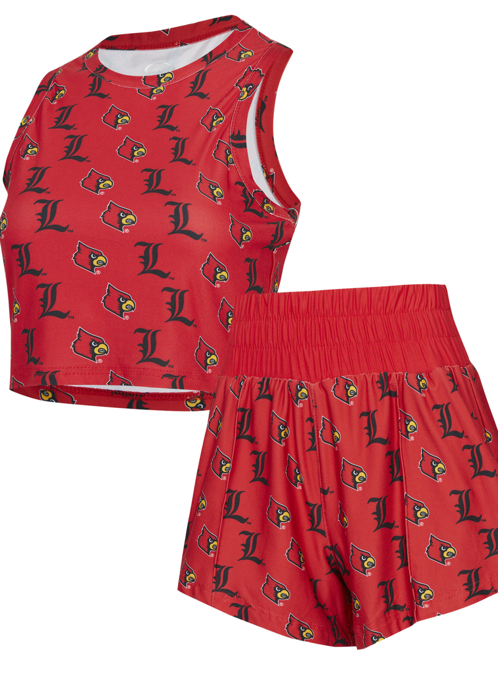 Concept Sports SET, TANK/SHORT, LADIES, RECORD, RED, UL