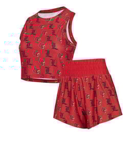 Concept Sports SET, TANK/SHORT, LADIES, RECORD, RED, UL