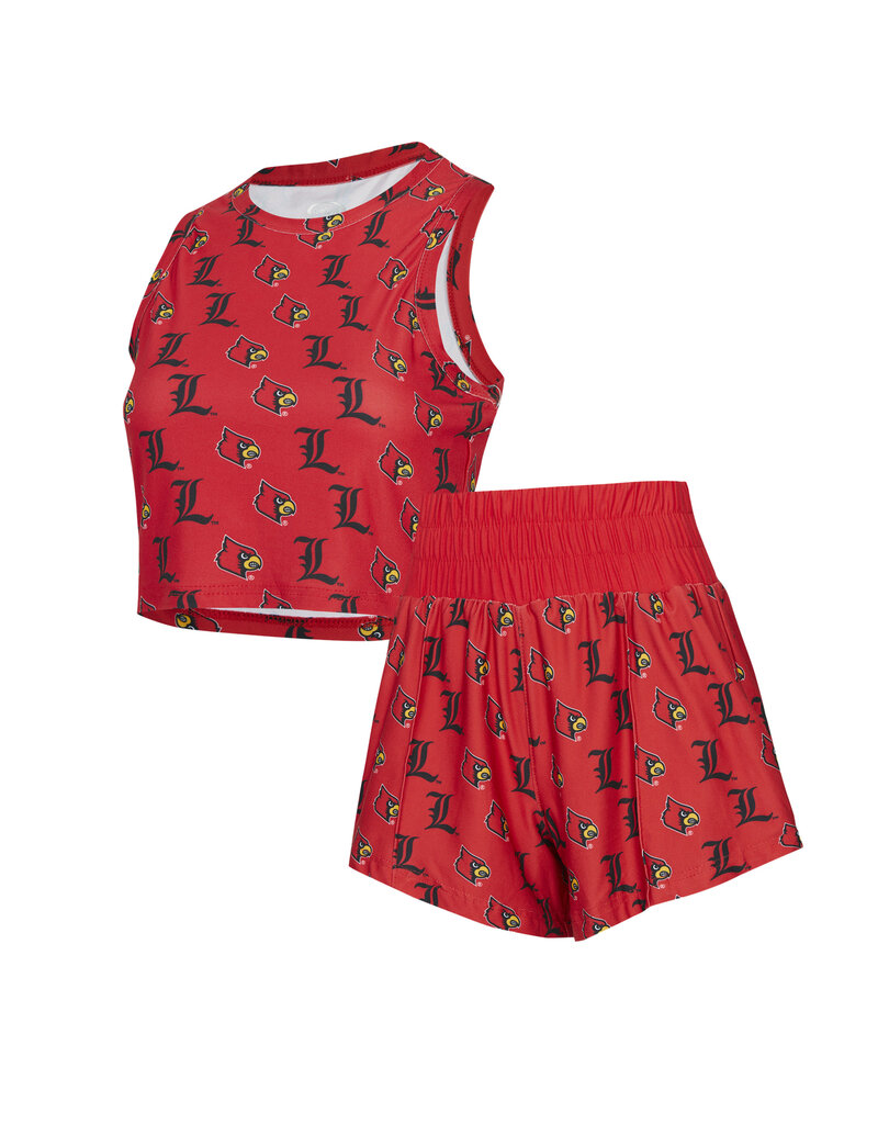 Concept Sports SET, TANK/SHORT, LADIES, RECORD, RED, UL