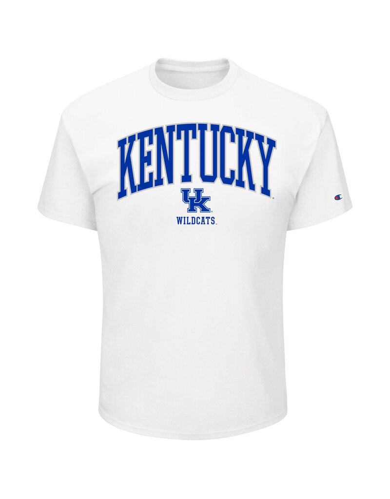 PROFILE TEE, SS, ARCHOVER LOGO, WHITE, UK