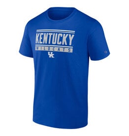 PROFILE TEE, SS, STACK VERBAGE, ROYAL, UK