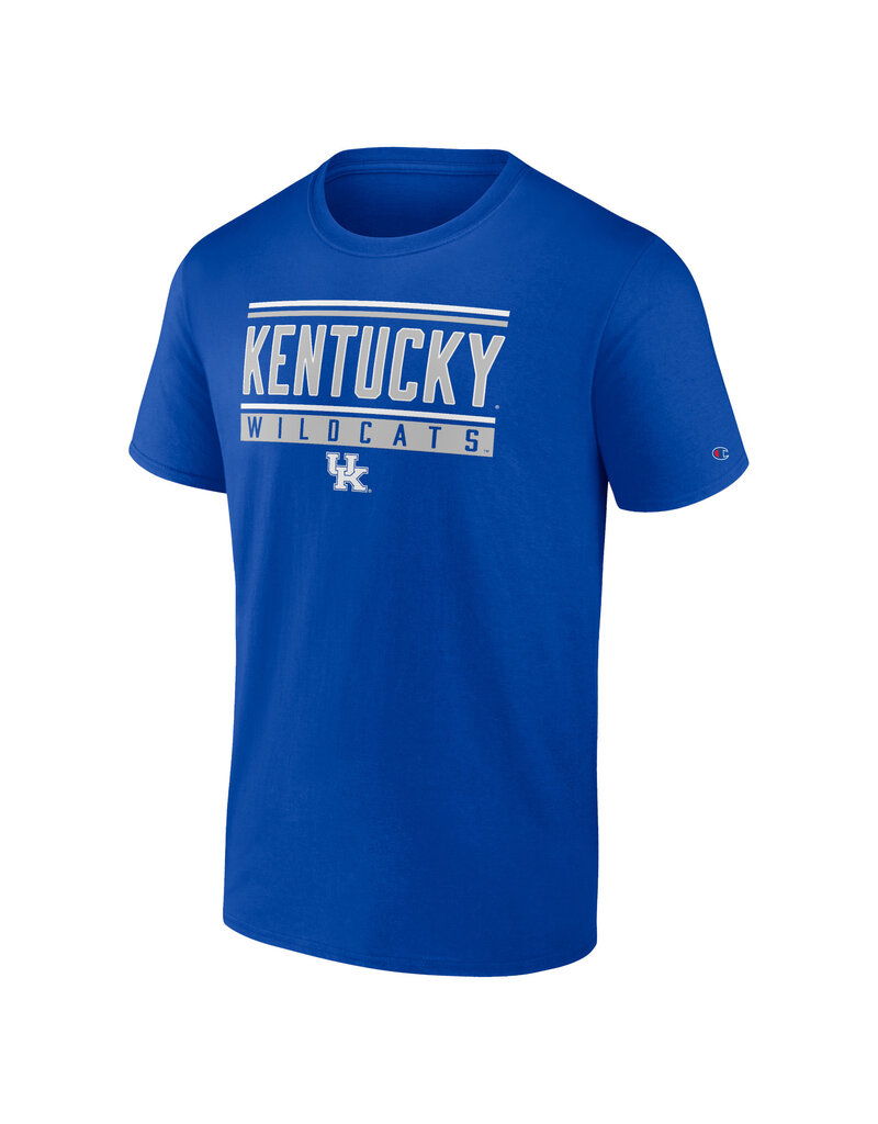 PROFILE TEE, SS, STACK VERBAGE, ROYAL, UK