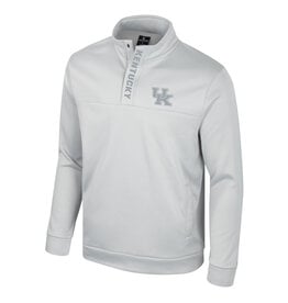 Colosseum Athletics PULLOVER, 1/4 SNAP FLEECE, GREY, UK