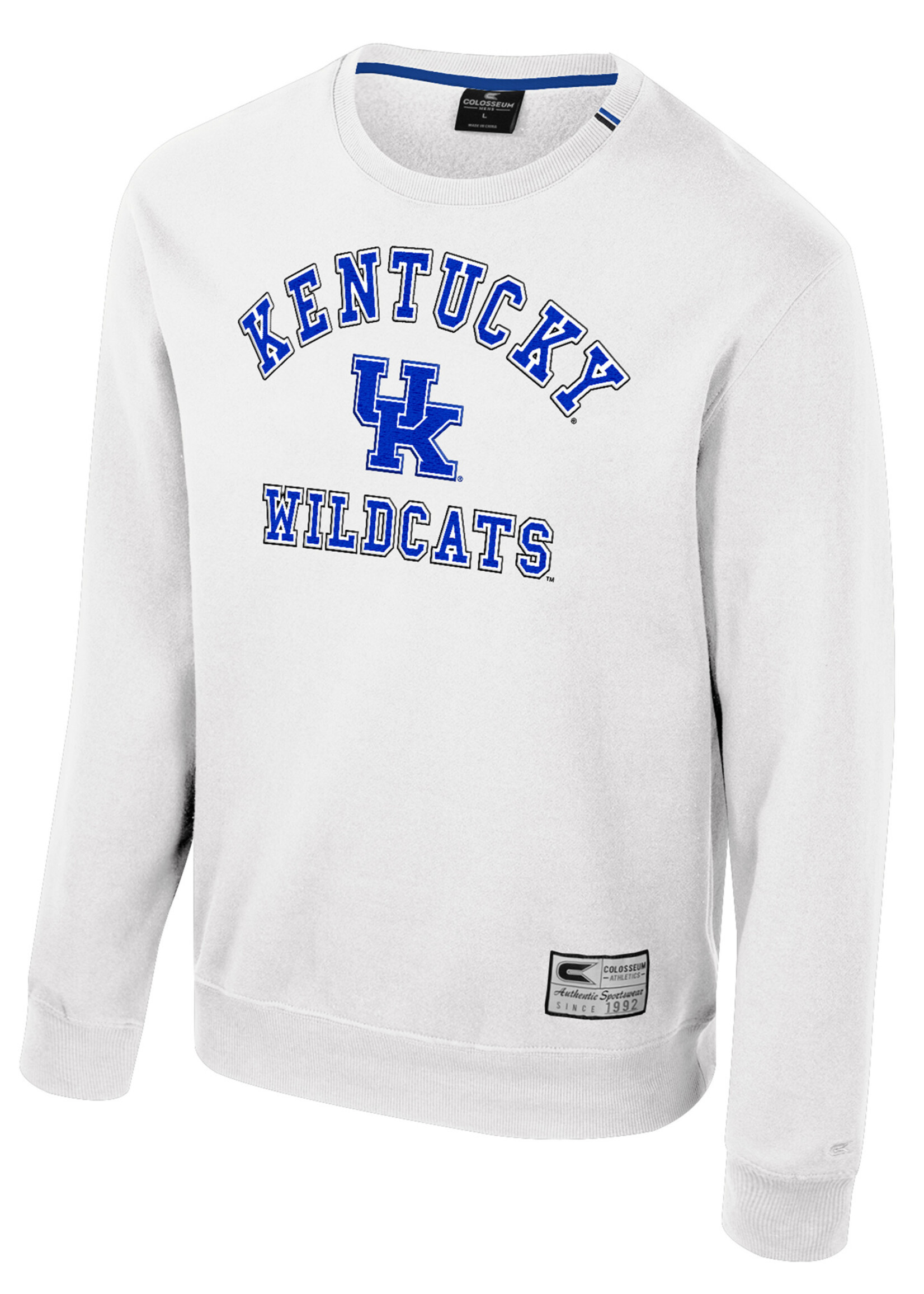 Colosseum Athletics CREW, ZION TEAM FLEECE, WHITE, UK