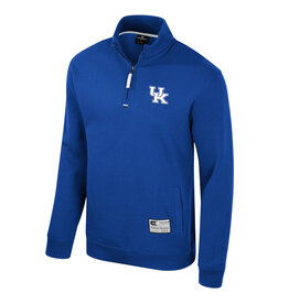 Colosseum Athletics PULLOVER, 1/4 ZIP FLEECE, ZION, ROYAL,UK