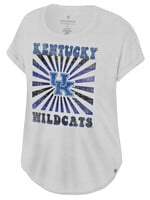 Colosseum Athletics TEE, SS, LADIES, BAND DOLMAN, WHT, UK