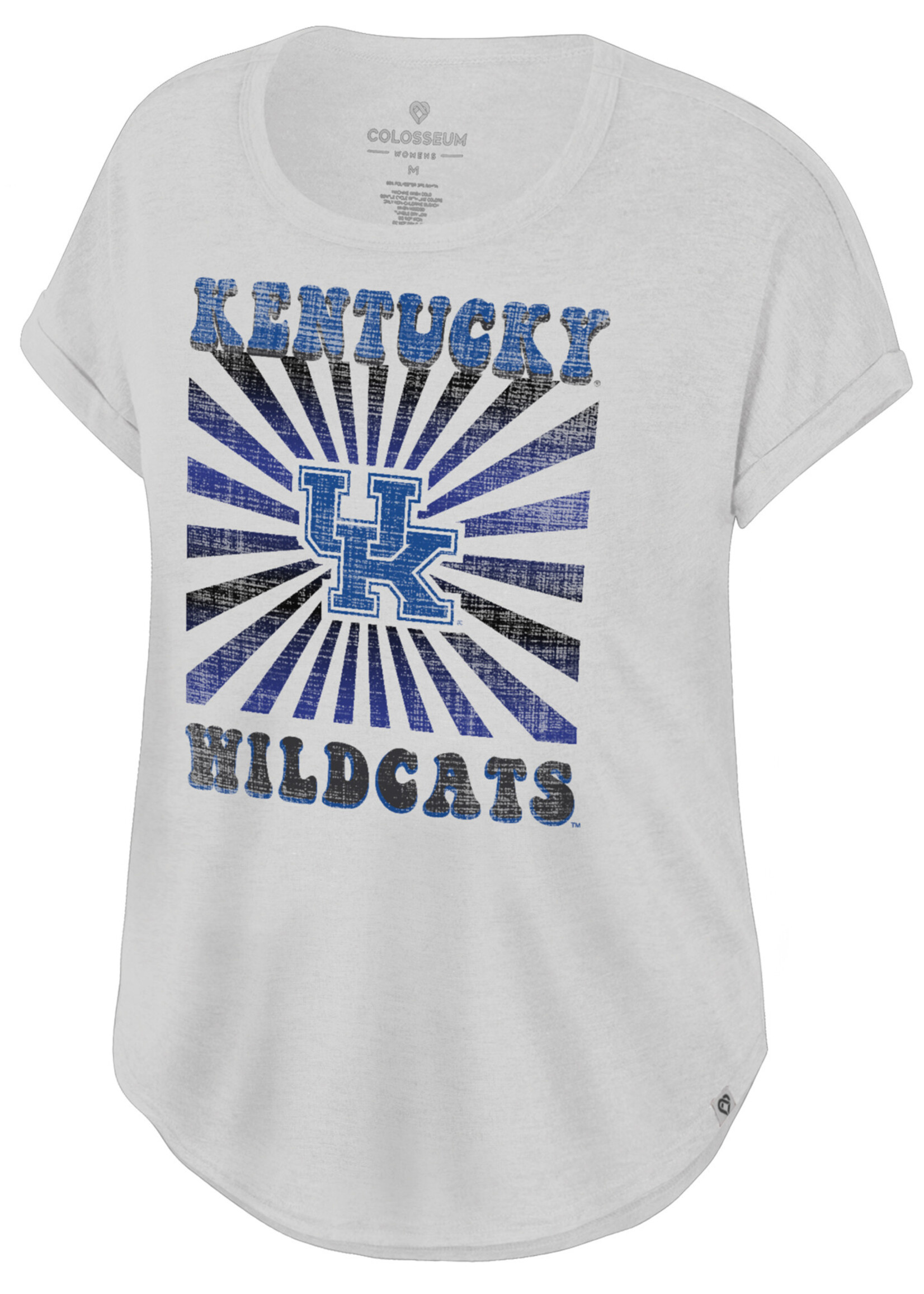 Colosseum Athletics TEE, SS, LADIES, BAND DOLMAN, WHT, UK