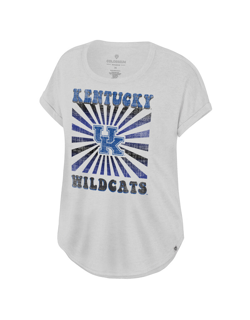 Colosseum Athletics TEE, SS, LADIES, BAND DOLMAN, WHT, UK