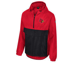 PULLOVER, 1/2 ZIP ANORAK, RELOADED, RED, UL - JD Becker's UK