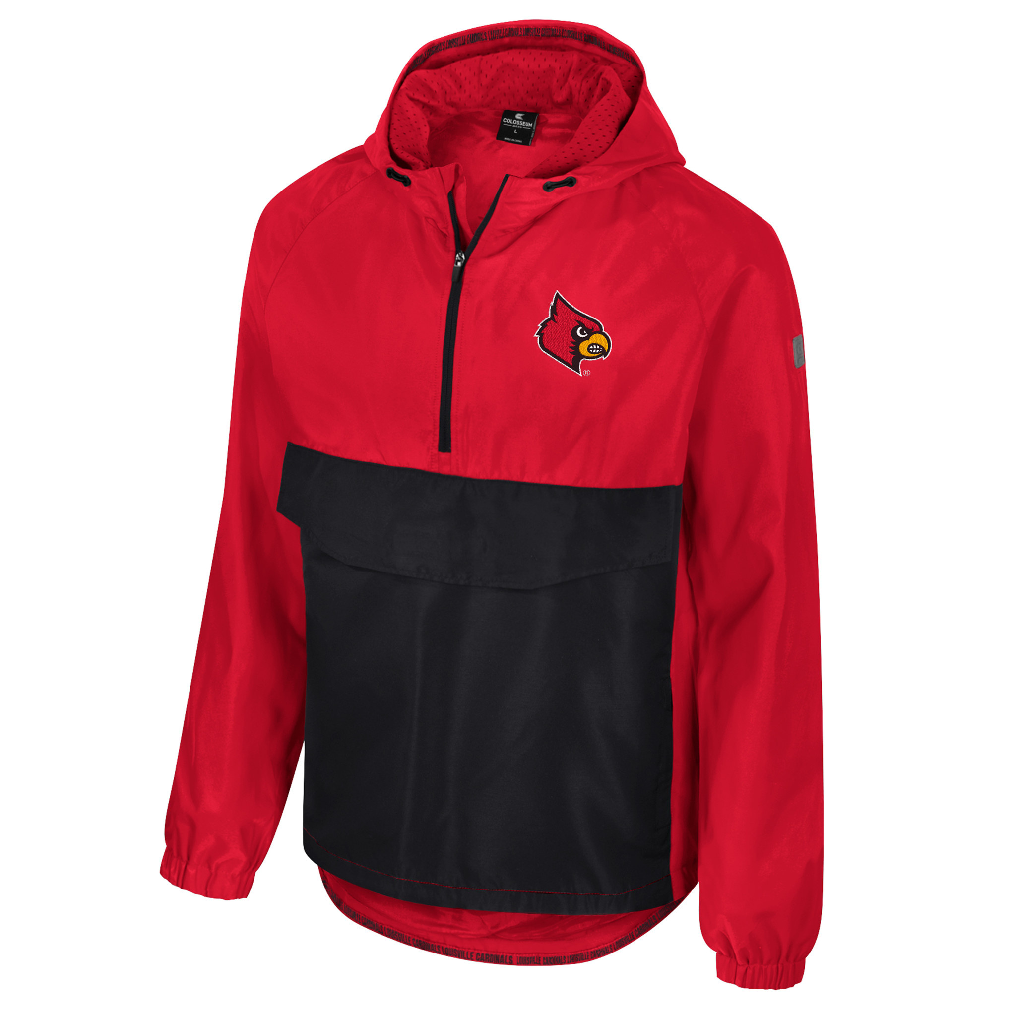 PULLOVER, 1/2 ZIP ANORAK, RELOADED, RED, UL - JD Becker's UK