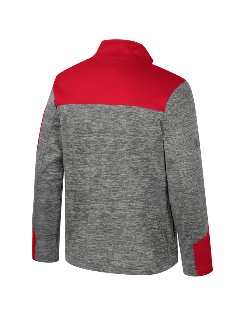Colosseum Athletics JACKET, FZ, GUARD, GREY/RED, UL