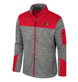 Colosseum Athletics JACKET, FZ, GUARD, GREY/RED, UL
